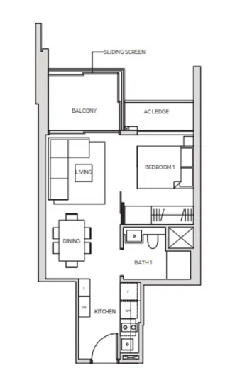 Midtown Bay - Floor Plan