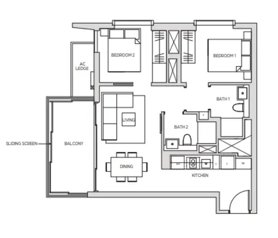 Midtown Bay - Floor Plan