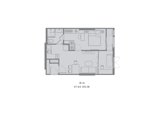 Chapter Thonglor 25 : แชปเตอร์ ทองหล่อ 25 - Floor Plan
