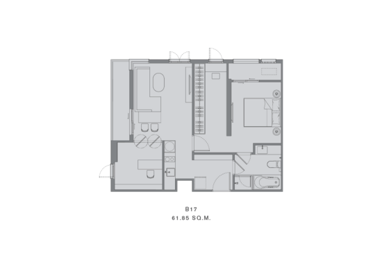 Chapter Thonglor 25 : แชปเตอร์ ทองหล่อ 25 - Floor Plan