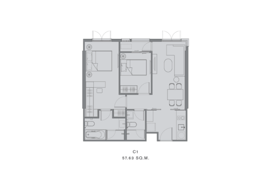 Chapter Thonglor 25 : แชปเตอร์ ทองหล่อ 25 - Floor Plan