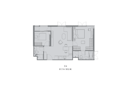 Chapter Thonglor 25 : แชปเตอร์ ทองหล่อ 25 - Floor Plan