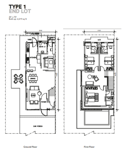 Elmina Green 1 - Floor Plan - iProperty.com.my