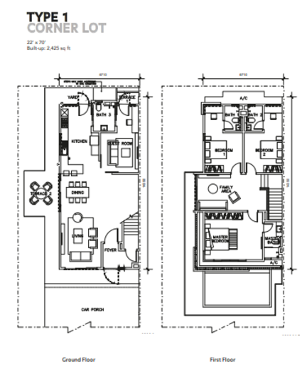 Elmina Green 1 - Floor Plan - iProperty.com.my