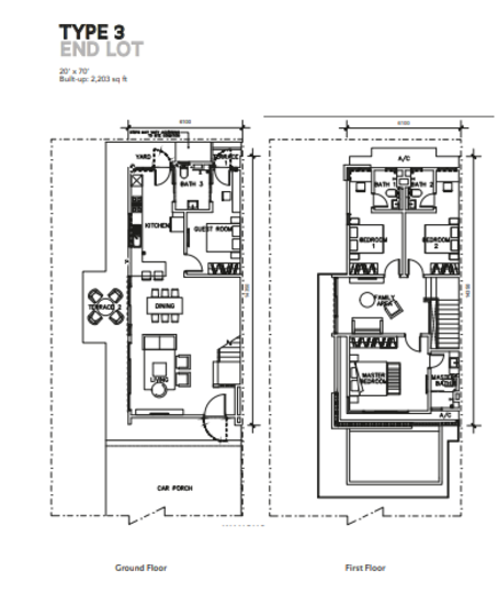 Elmina Green 1 - Floor Plan - iProperty.com.my