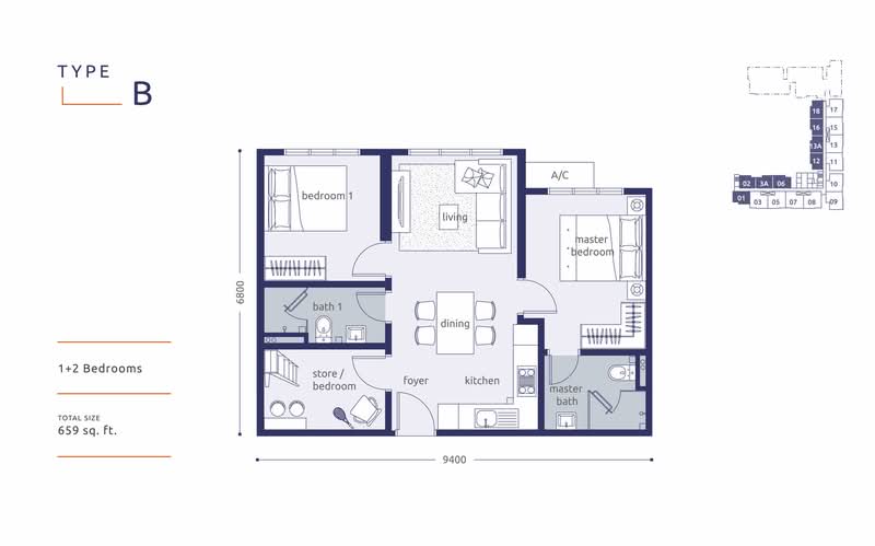 Kediaman Servis untuk Dijual di Meta City - Jesmond Cheong - PropertyGuru.com.my