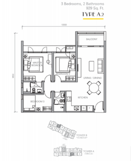 Bloomsvale Menara Vista Petaling - Floor Plan - iProperty.com.my