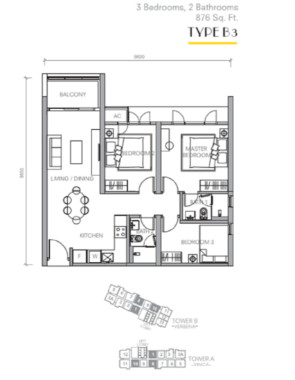 Bloomsvale Menara Vista Petaling - Floor Plan - iProperty.com.my