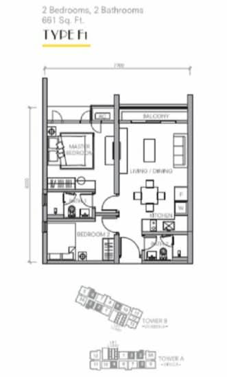 Bloomsvale Menara Vista Petaling - Floor Plan - iProperty.com.my