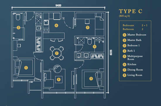 Cubic Botanical - Floor Plan - iProperty.com.my