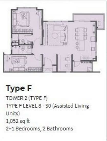 Atwater : Service Residences - Floor Plan - iProperty.com.my