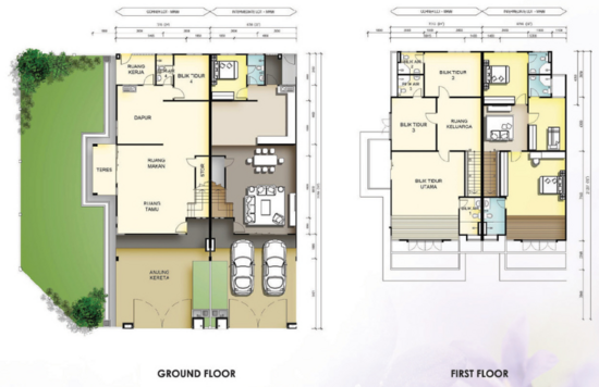 Taman Mutiara Rini - Floor Plan - iProperty.com.my