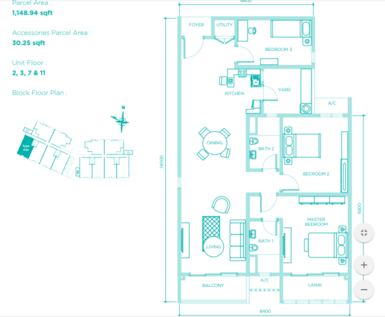Resilion Residence - Floor Plan - iProperty.com.my
