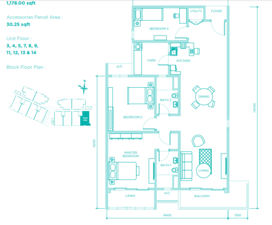 Resilion Residence - Floor Plan - iProperty.com.my