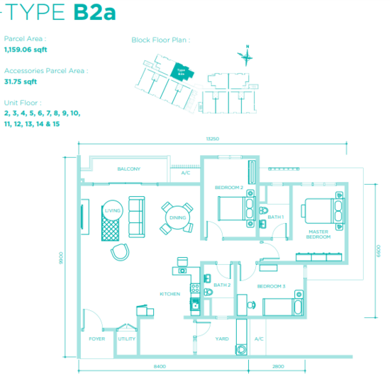 Resilion Residence - Floor Plan - iProperty.com.my