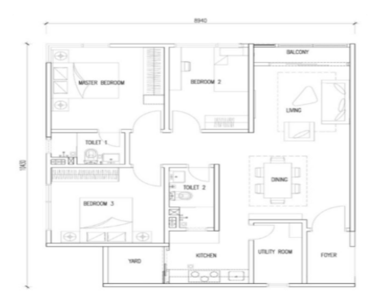 M Suite @ Desa Park North - Floor Plan - iProperty.com.my