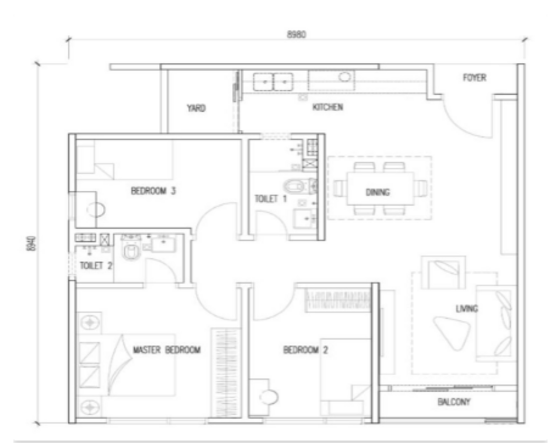 M Suite @ Desa Park North - Floor Plan - iProperty.com.my