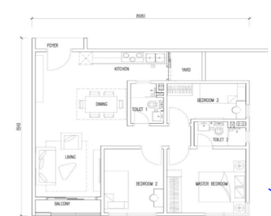 M Suite @ Desa Park North - Floor Plan - iProperty.com.my