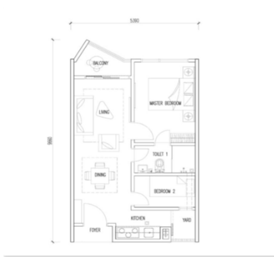 M Suite @ Desa Park North - Floor Plan - iProperty.com.my