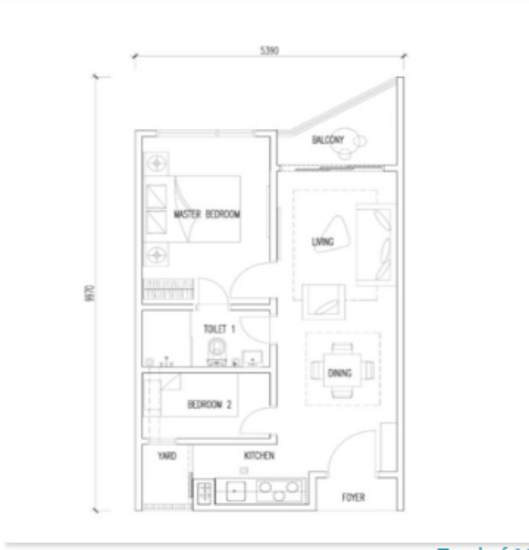 M Suite @ Desa Park North - Floor Plan - iProperty.com.my