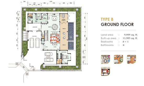 The Effingham - Floor Plan - iProperty.com.my