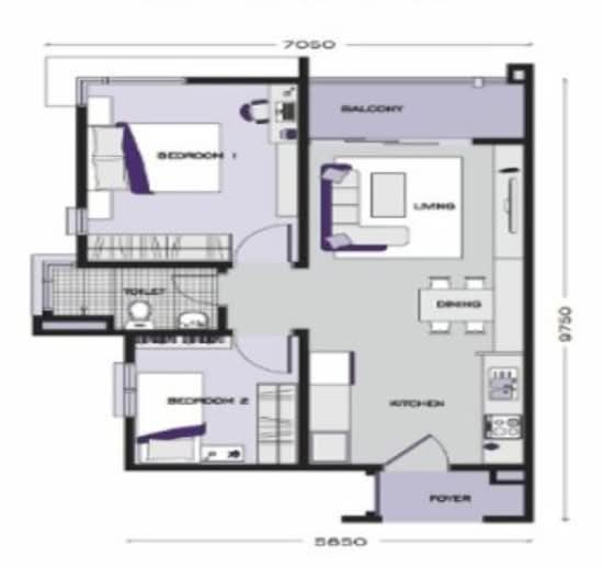 Tiara Imperio Residence - Floor Plan - iProperty.com.my