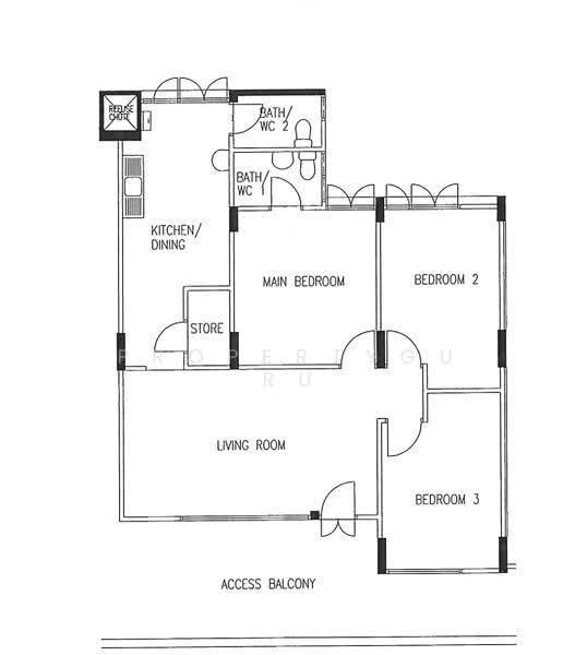 329 Bukit Batok Street 33, 329 Bukit Batok Street 33, Dairy Farm / Bukit Panjang / Choa Chu Kang, 3 Bedrooms, 904 sqft, HDB Flat For Sale, by Irene Low, 500094187 - 2D - PropertyGuru.com.sg
