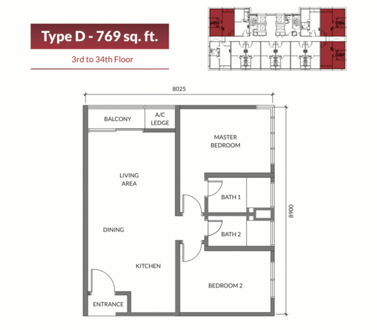 Parisien Tower - Floor Plan - iProperty.com.my