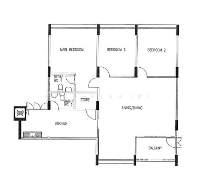 426 Bukit Batok West Avenue 2, 426 Bukit Batok West Avenue 2, Dairy Farm / Bukit Panjang / Choa Chu Kang, 3 Bedrooms, 1,108 sqft, HDB Flat For Sale, by Adira Deng, 500156007 - 2D - PropertyGuru.com.sg