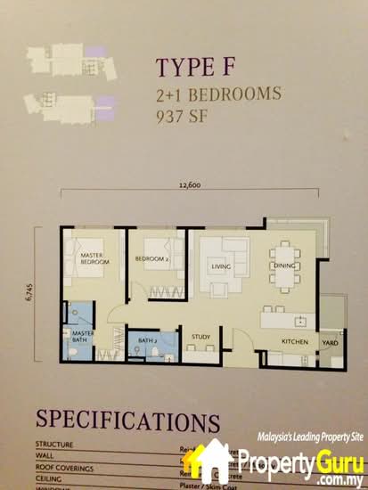 The Suave Residences @ Subang Jaya - Floor Plan - iProperty.com.my