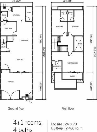 The Terresse 2 @ Bandar Puteri Bangi - Floor Plan - iProperty.com.my