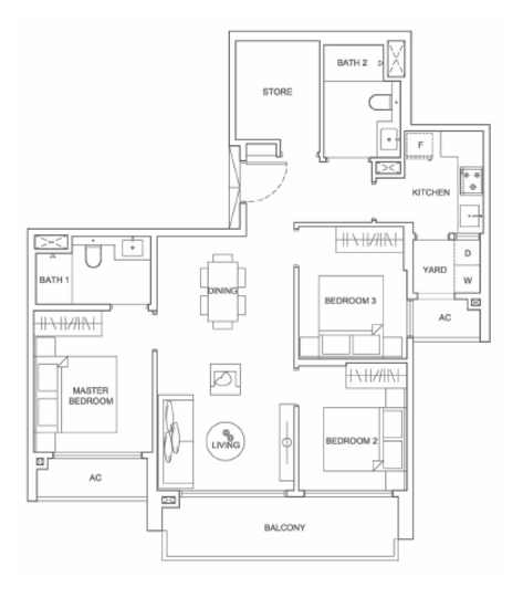 Infini at East Coast - Floor Plan