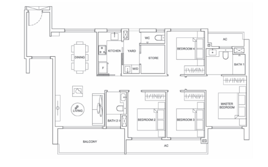 Infini at East Coast - Floor Plan