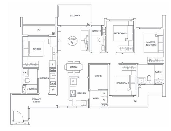 Infini at East Coast - Floor Plan