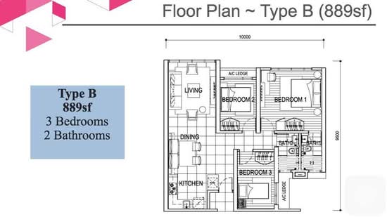 Nova Pantai Residence @ Pantai - Floor Plan - iProperty.com.my