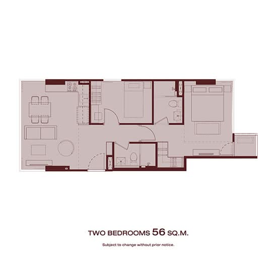 Quintara Arte Sukhumvit 52 - Floor Plan