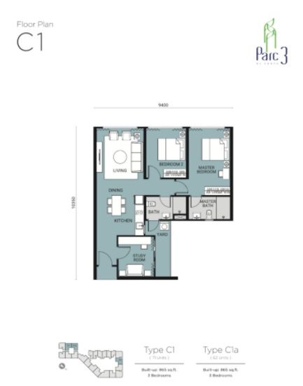 The Weave @ Cheras - Floor Plan - iProperty.com.my
