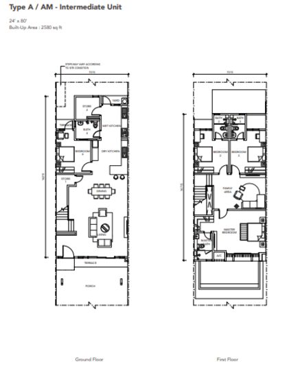 Semanea Hills - Phase H1A & H1B - Floor Plan - iProperty.com.my