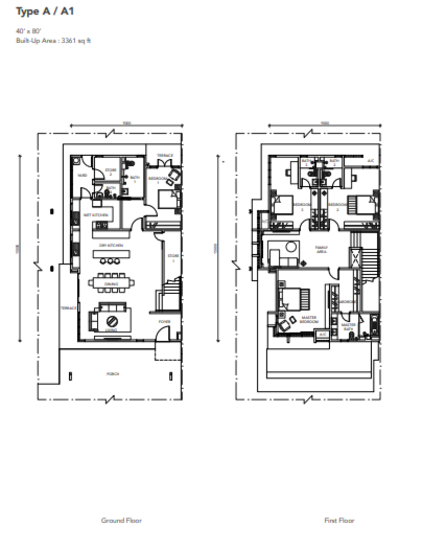 Semanea Hills - Phase H1A & H1B - Floor Plan - iProperty.com.my