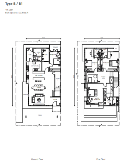 Semanea Hills - Phase H1A & H1B - Floor Plan - iProperty.com.my