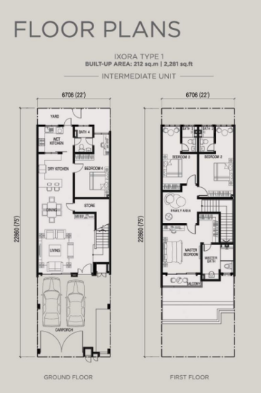 Ixora Residences @ Bandar Seri Coalfields - Floor Plan - iProperty.com.my