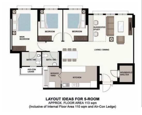 108C Canberra Walk - Floor Plan