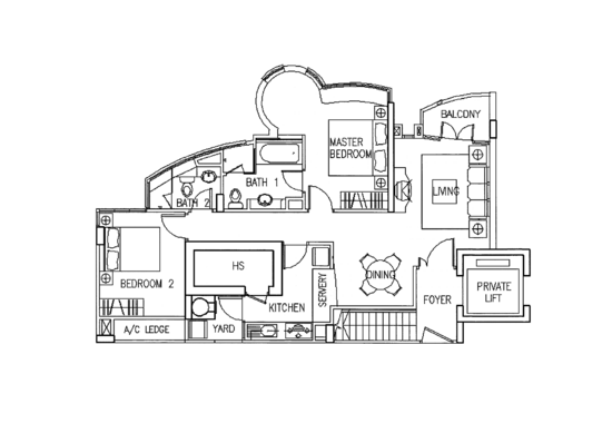 Adam Park Condominium - Floor Plan