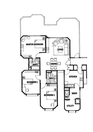 Amber Glades - Floor Plan