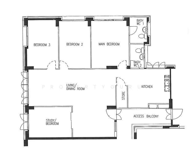 550 Choa Chu Kang Street 52, 550 Choa Chu Kang Street 52, Dairy Farm / Bukit Panjang / Choa Chu Kang, 4 Bedrooms, 1,421 sqft, HDB Flat For Rent, by Louis Ang 洪家豪, 60029852 - 2D - PropertyGuru.com.sg