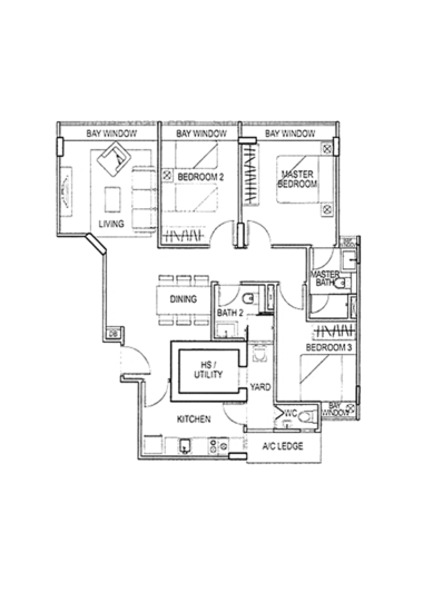 Atrium Residences - Floor Plan