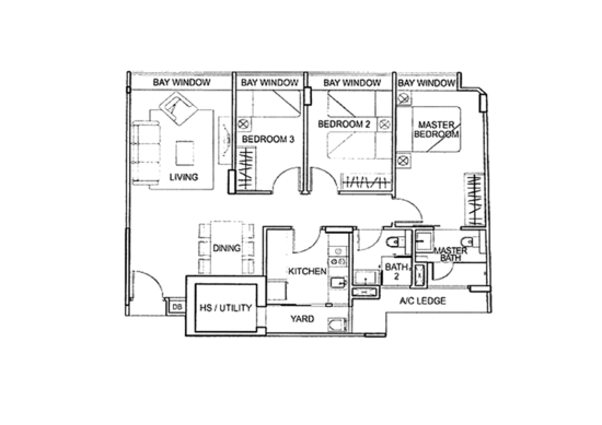 Atrium Residences - Floor Plan