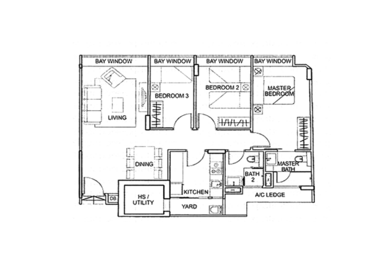 Atrium Residences - Floor Plan
