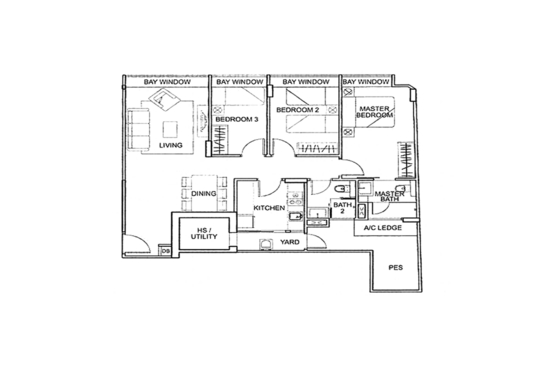 Atrium Residences - Floor Plan