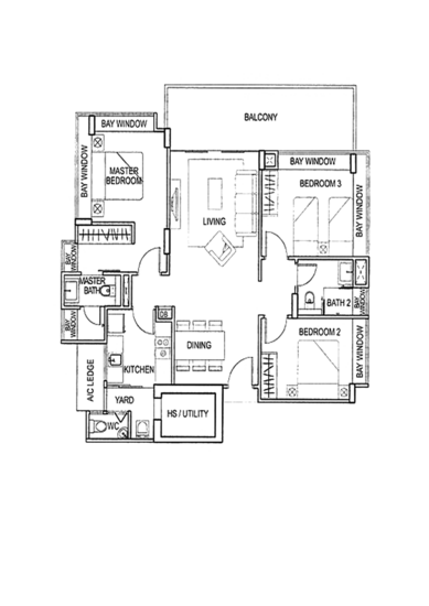 Atrium Residences - Floor Plan